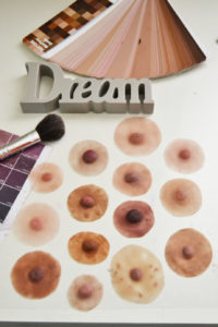 Nuancier de seins Sein 3D dessin