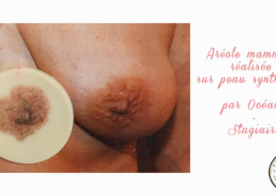 Aréole sein réaliste 3D