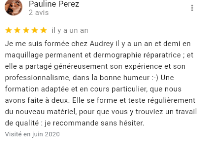 Avis stagiaire pauline