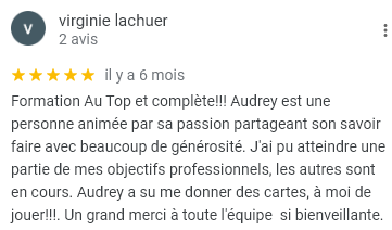 Avis de Virginie Lachuer