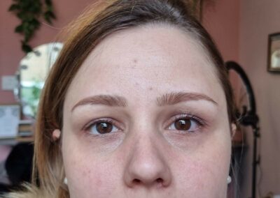 Sourcils poudrés en maquillage permanent par Annabelle