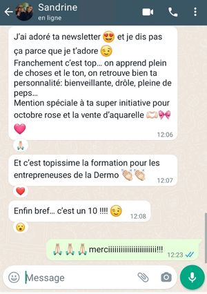 avis sandrine newsletter méli mélo