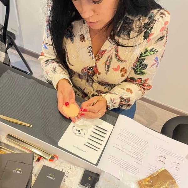 kit de matériel pour la Pose d'extensions de cils