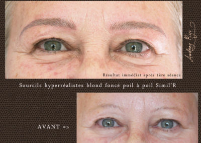 Sourcils en maquillage permanent