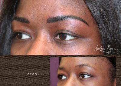 Sourcils en maquillage permanent