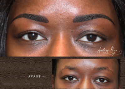 Sourcils en maquillage permanent